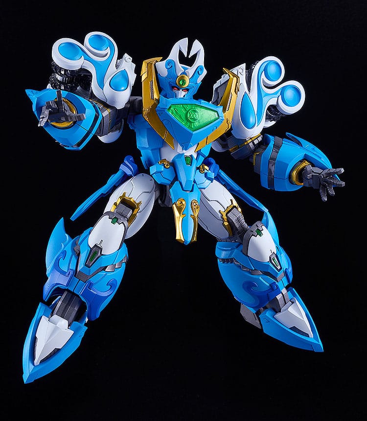 Mado King Granzort Moderoid Plastic Model Kit King´s Style Aquabeat Gold Edition 18 cm - Smalltinytoystore