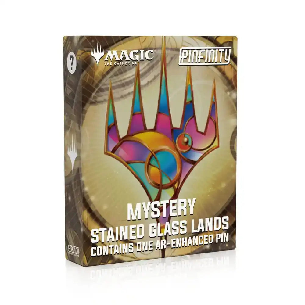 Magic: The Gathering Ansteck-Pins  Blind Box Mystery Stained Glass Lands Sortiment (10)