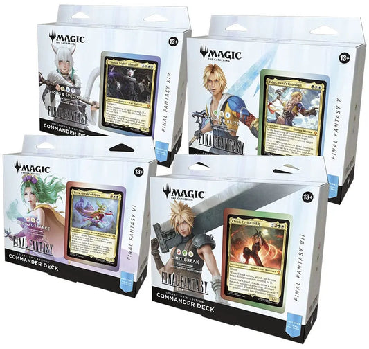 Magic the Gathering Final Fantasy Commander-Decks Collector's Edition Display (4) englisch - Smalltinytoystore