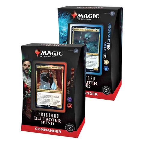 Magic the Gathering Innistrad: Blutroter Bund Commander-Decks Display (4) deutsch - Smalltinytoystore