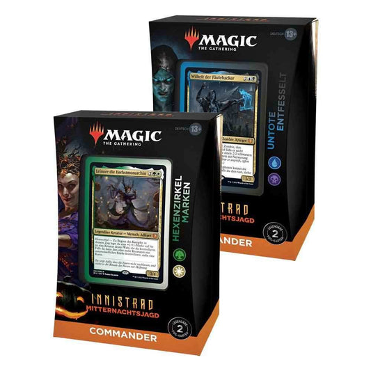 Magic the Gathering Innistrad: Mitternachtsjagd Commander-Decks Display (4) deutsch - Smalltinytoystore