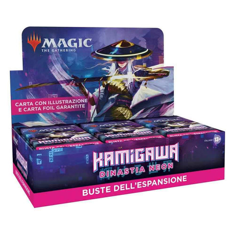 Magic the Gathering Kamigawa: Neon Dynasty Set-Booster Display (30) italienisch - Smalltinytoystore