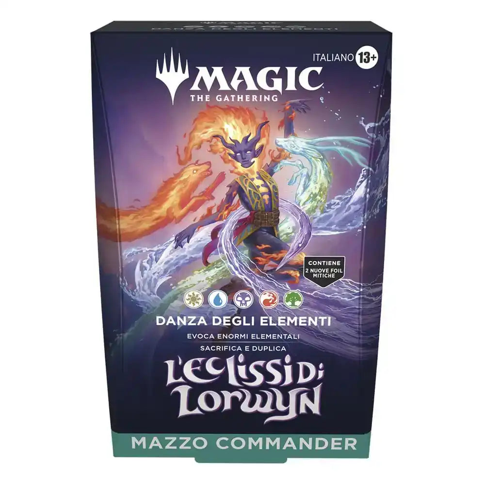 Magic the Gathering L'Eclissi di Lorwyn Commander-Decks Display (4) italienisch