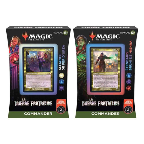 Magic the Gathering La Guerre Fratricide Commander-Decks Display (4) französisch - Smalltinytoystore