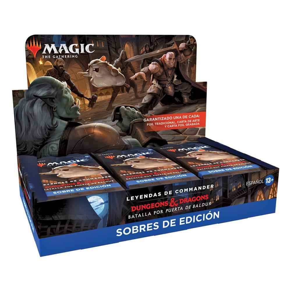 Magic the Gathering Leyendas de Commander: Batalla por Puerta de Baldur Set-Booster Display (18) spanisch - Smalltinytoystore