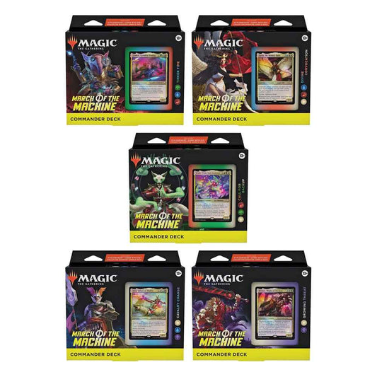 Magic the Gathering March of the Machine Commander-Decks Display (5) englisch - Smalltinytoystore