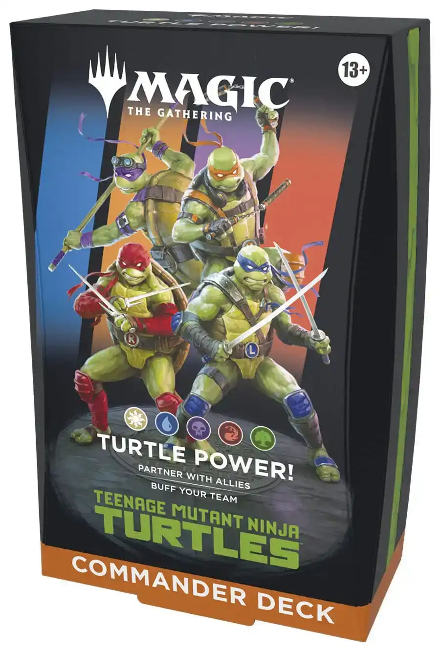 Magic the Gathering Teenage Mutant Ninja Turtles Commander-Decks Umkarton (4) englisch