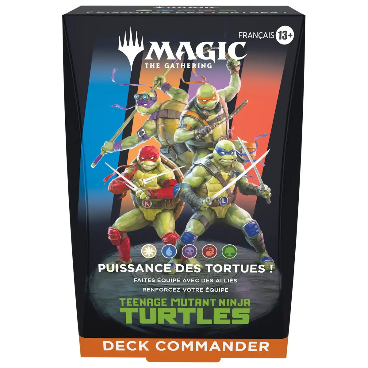 Magic the Gathering Teenage Mutant Ninja Turtles Commander-Decks Umkarton (4) französisch