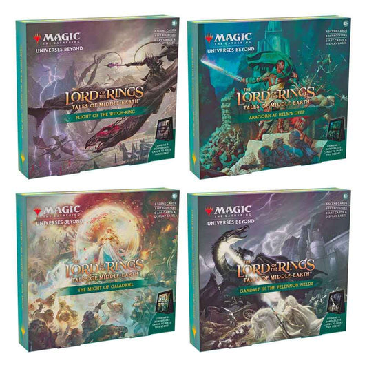 Magic the Gathering The Lord of the Rings: Tales of Middle-earth Szenenboxen Display (4) englisch - Smalltinytoystore