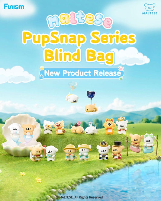 Maltese PupSnap Blind Bag Minifiguren 3 cm Sortiment (16) - Smalltinytoystore