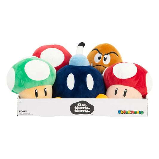 Mario Kart Mocchi-Mocchi Plüschfiguren Set 1 15 cm Sortiment (5) - Smalltinytoystore