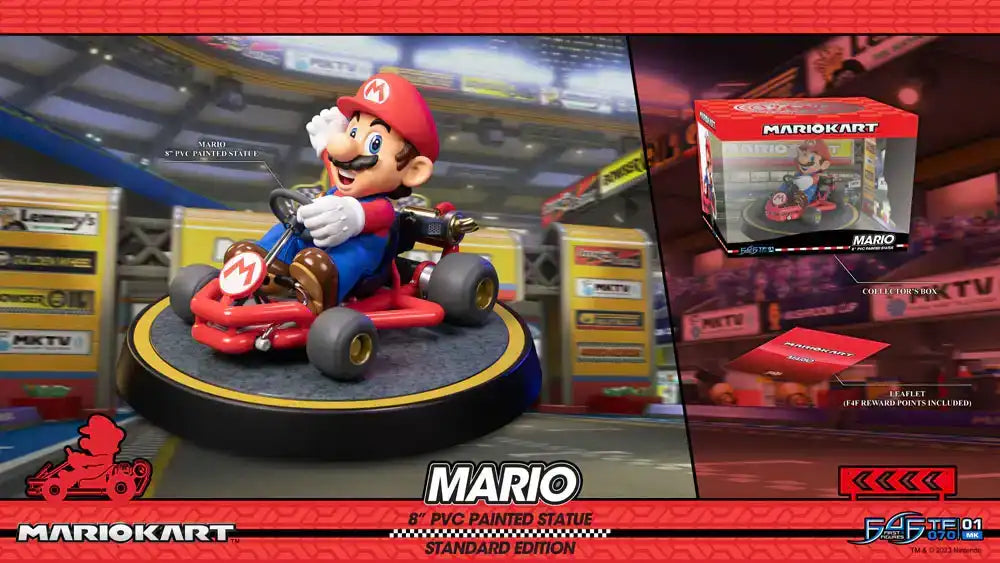 Mario Kart PVC Statue Mario Standard Edition 19 cm - Smalltinytoystore