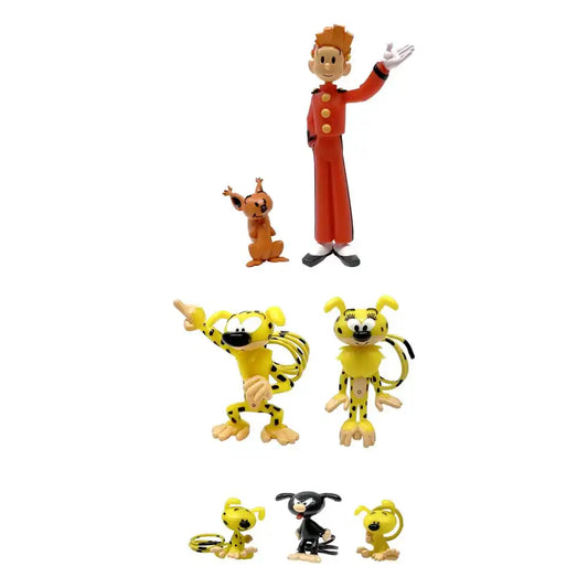 Marsupilami Minifiguren 7er-Set Characters 4 - 10 cm - Smalltinytoystore