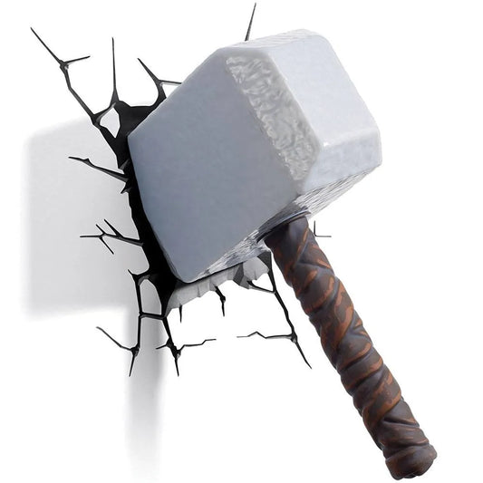 Marvel 3D LED Leuchte Thor Hammer - Smalltinytoystore