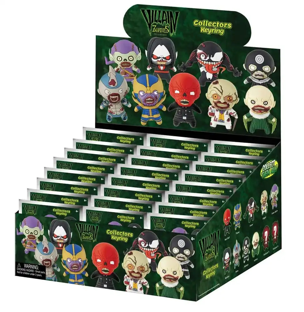 Marvel 3D PVC-Taschenanhänger Series 1 Zombies Display (24) - Smalltinytoystore