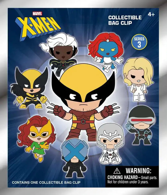 Marvel 3D PVC-Taschenanhänger X-men Classic Serie 3 Display (24) - Smalltinytoystore