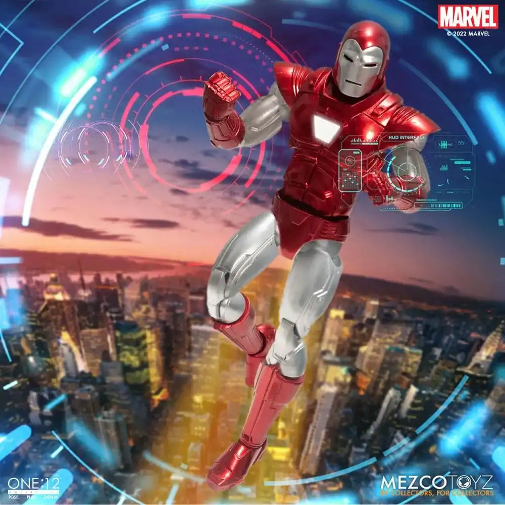 Marvel Actionfigur 1/12 Iron Man (Silver Centurion Edition) 16 cm - Smalltinytoystore