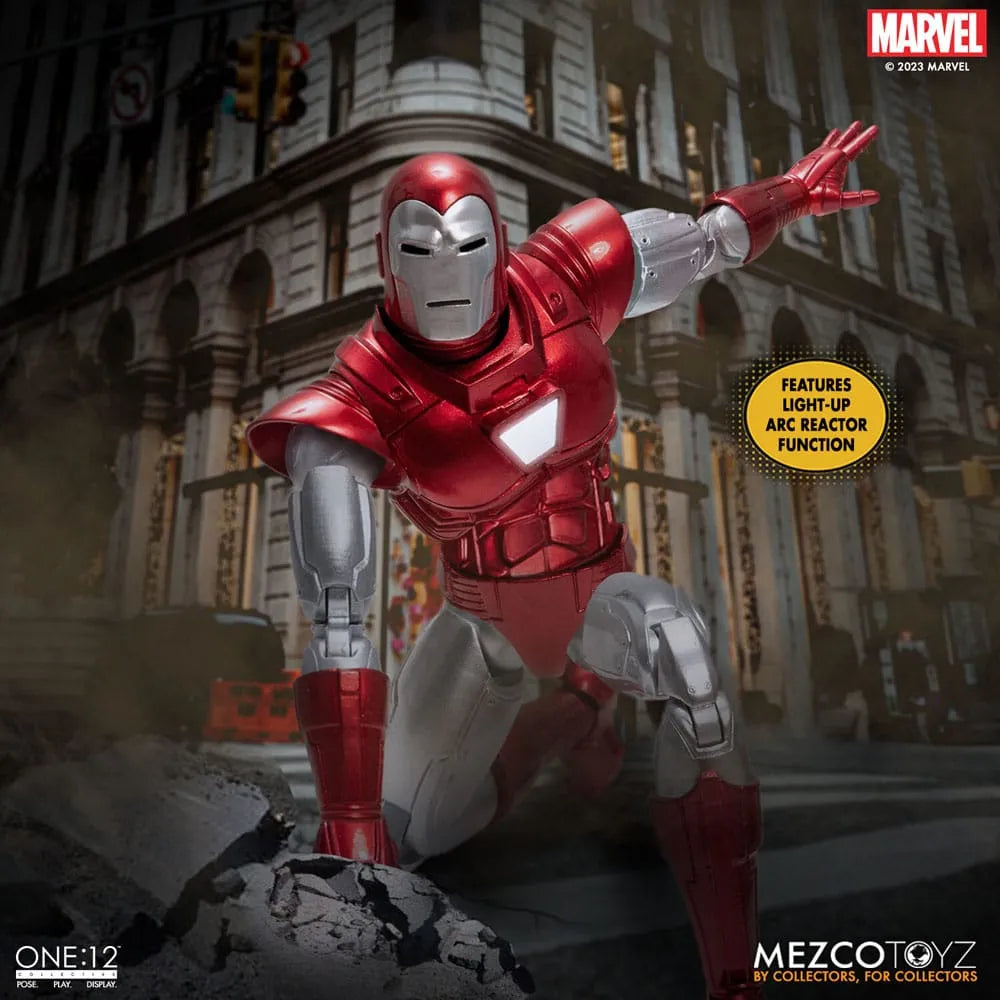 Marvel Actionfigur 1/12 Iron Man (Silver Centurion Edition) 16 cm - Smalltinytoystore