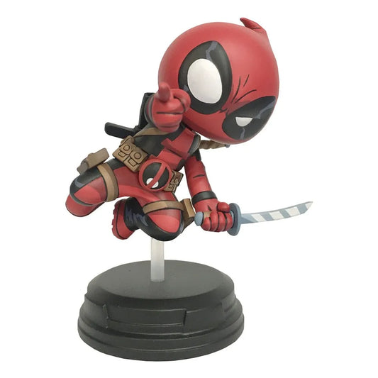 Marvel Animated Statue Deadpool (Jumping) 18 cm - Smalltinytoystore