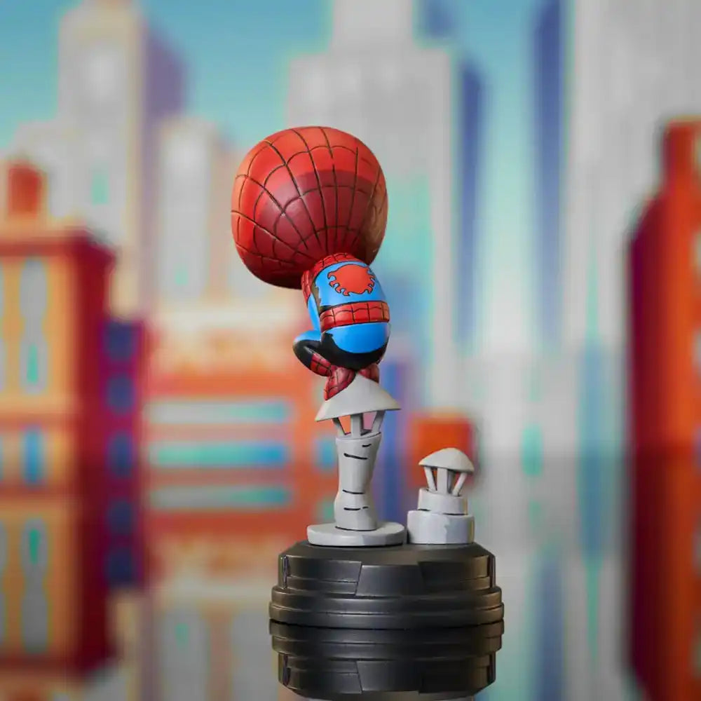 Marvel Animated Statue Spider-Man on Chimney 15 cm - Smalltinytoystore