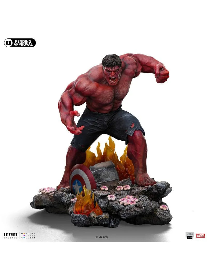 Marvel Art Scale Statue 1/10 Red Hulk 23 cm - Smalltinytoystore