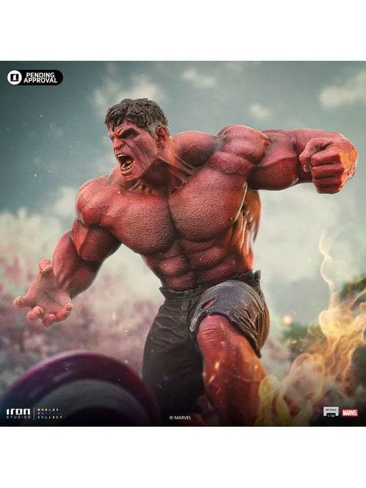 Marvel Art Scale Statue 1/10 Red Hulk 23 cm - Smalltinytoystore