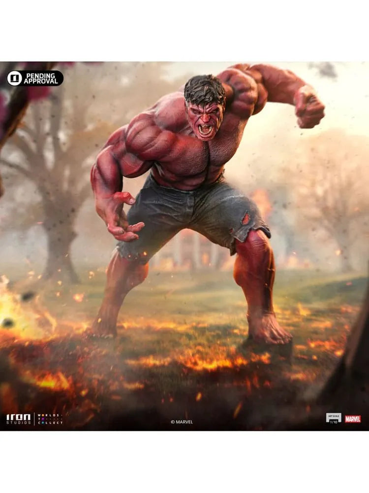 Marvel Art Scale Statue 1/10 Red Hulk 23 cm - Smalltinytoystore