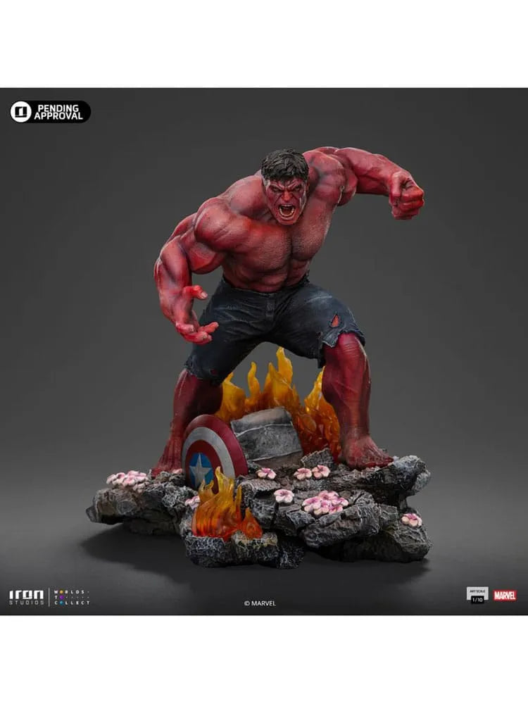 Marvel Art Scale Statue 1/10 Red Hulk 23 cm - Smalltinytoystore
