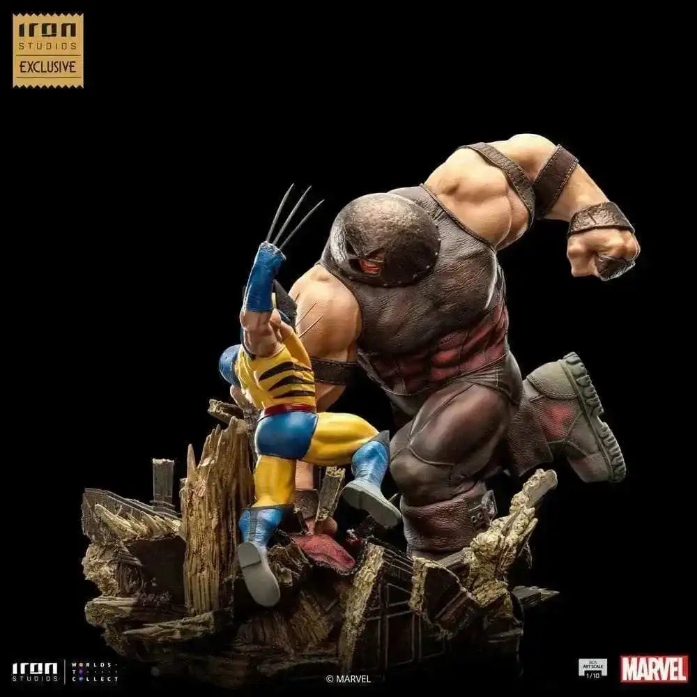 Marvel BDS Art Scale Statue 1/10 Wolverine vs Juggernaut heo EU Exclusive 30 cm - Smalltinytoystore