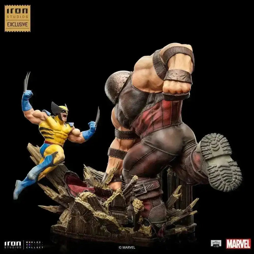 Marvel BDS Art Scale Statue 1/10 Wolverine vs Juggernaut heo EU Exclusive 30 cm - Smalltinytoystore