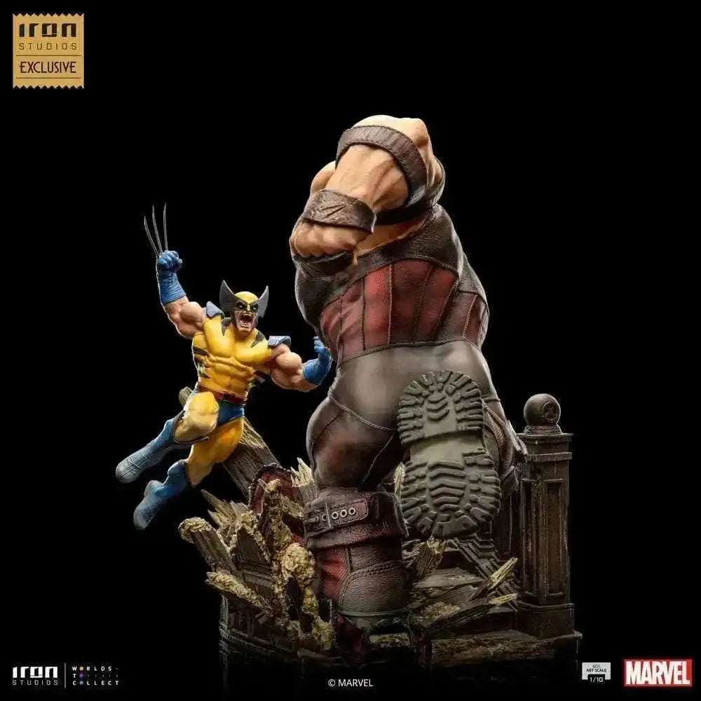 Marvel BDS Art Scale Statue 1/10 Wolverine vs Juggernaut heo EU Exclusive 30 cm - Smalltinytoystore