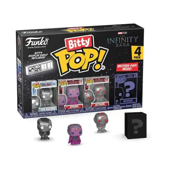 Marvel Bitty POP! Vinyl Figuren 4er-Pack Iron Man 2,5 cm - Smalltinytoystore