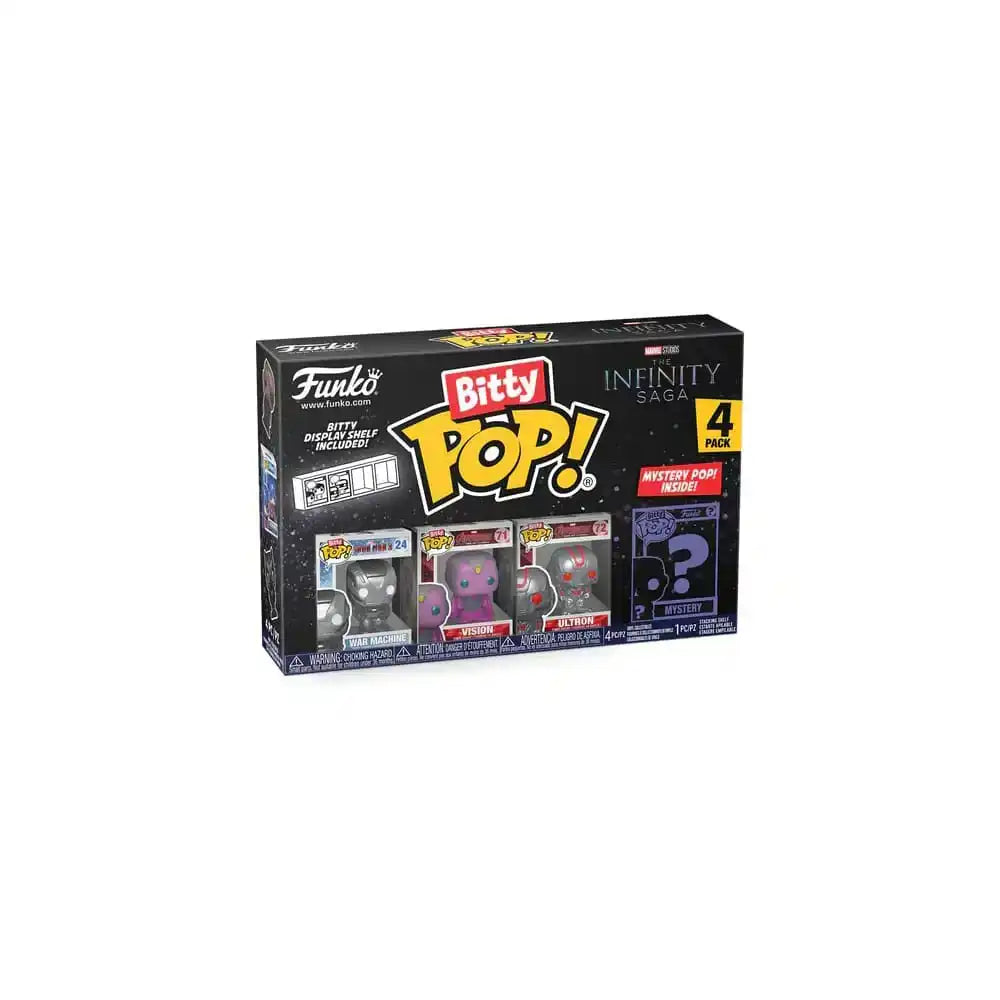 Marvel Bitty POP! Vinyl Figuren 4er-Pack Iron Man 2,5 cm - Smalltinytoystore