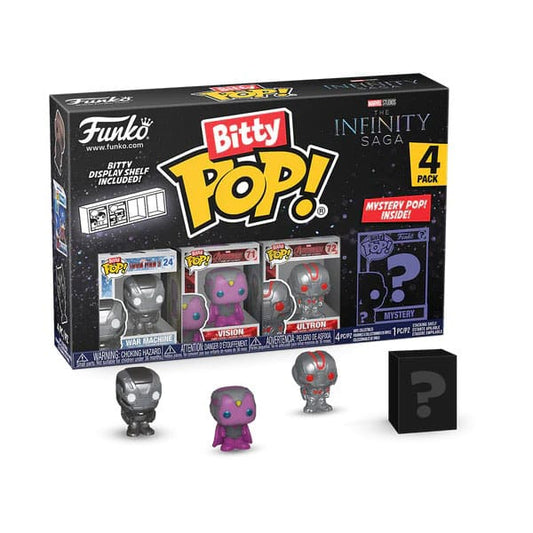 Marvel Bitty POP! Vinyl Figuren 4er-Pack Iron Man 2,5 cm - Smalltinytoystore