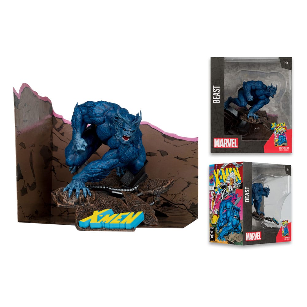 Marvel Collection PVC Statue 1/10 Beast (X-Men #1) 12 cm - Smalltinytoystore