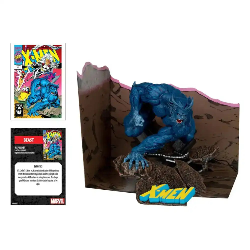 Marvel Collection PVC Statue 1/10 Beast (X-Men #1) 12 cm - Smalltinytoystore