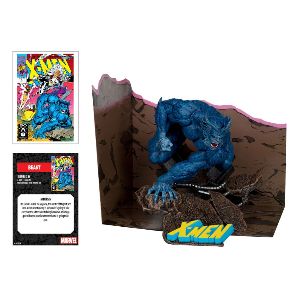 Marvel Collection PVC Statue 1/10 Beast (X-Men #1) 12 cm - Smalltinytoystore