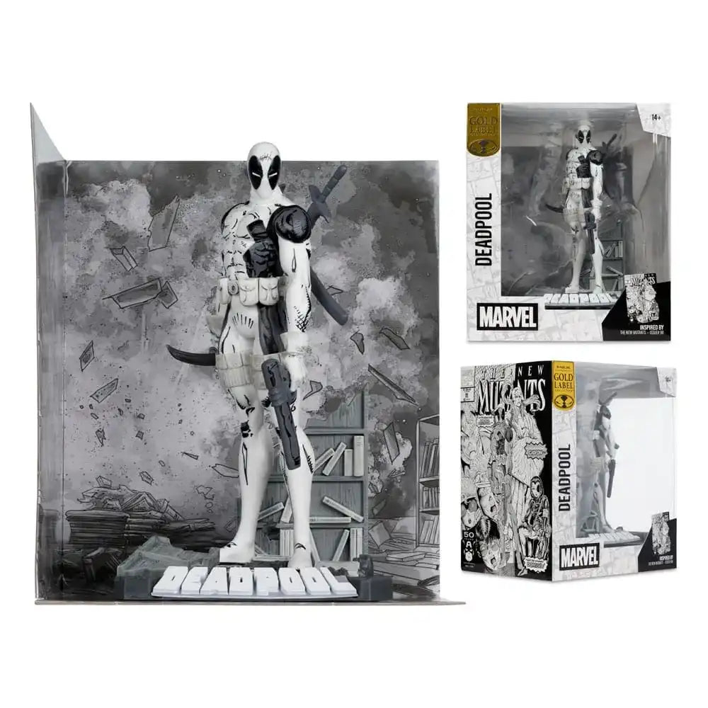 Marvel Collection PVC Statue 1/10 Deadpool (The New Mutants #98) (Line Art) (Gold Label) 17 cm