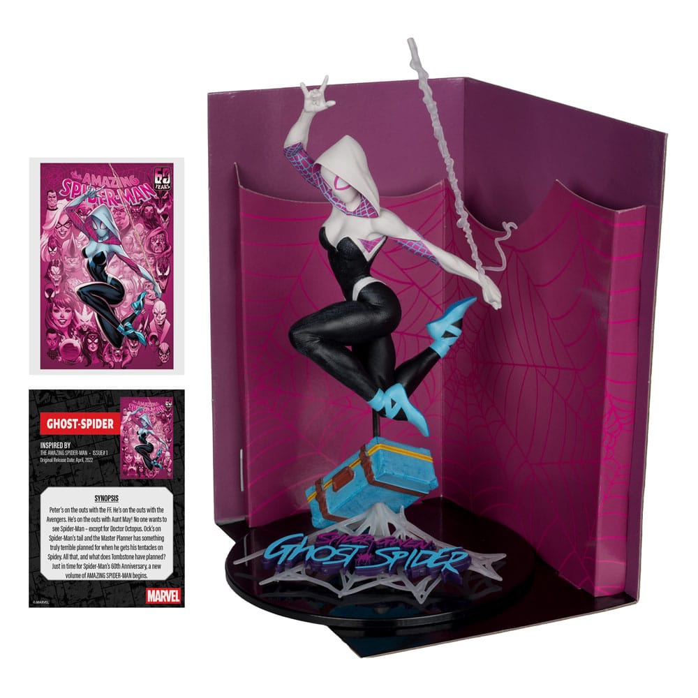 Marvel Collection PVC Statue 1/10 Ghost-Spider (The Amazing Spider-Man #1) 17 cm - Smalltinytoystore