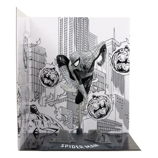 Marvel Collection PVC Statue 1/10 Spider-Man (Spider-Man #6)(Line Art)(Gold Label) 10 cm - Smalltinytoystore