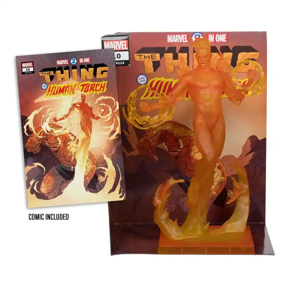 Marvel Collection PVC Statue 1/6 Human Torch (Marvel 2 in 1 #10) 29 cm - Smalltinytoystore