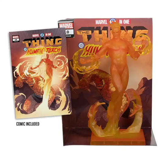 Marvel Collection PVC Statue 1/6 Human Torch (Marvel 2 in 1 #10) 29 cm - Smalltinytoystore