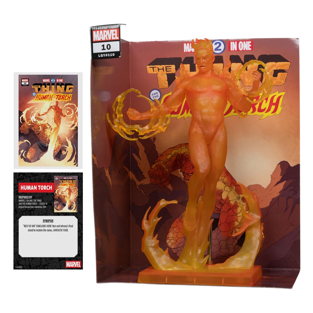 Marvel Collection PVC Statue 1/6 Human Torch (Marvel 2 in 1 #10) 29 cm - Smalltinytoystore