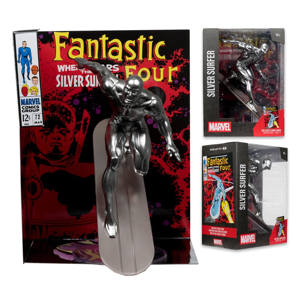 Marvel Collection PVC Statue 1/6 Silver Surfer (Fantastic Four #72) 25 cm - Smalltinytoystore
