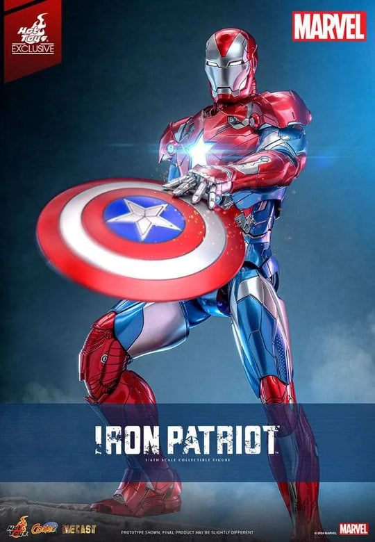 Marvel Comic Diecast Masterpiece 1/6 Iron Patriot Hot Toys Exclusive HOT TOYS - Smalltinytoystore