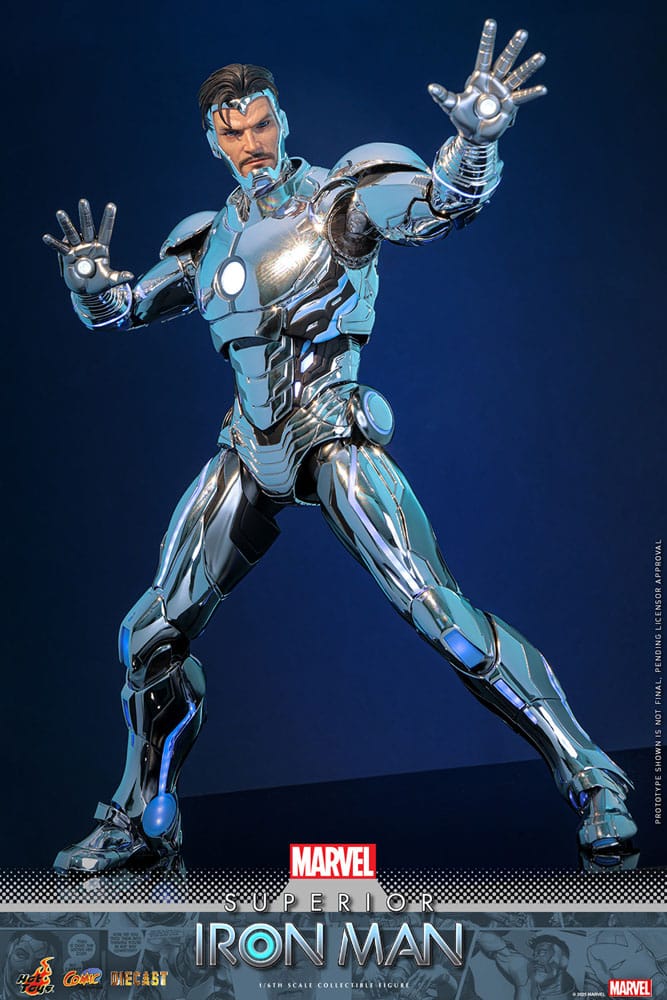 Marvel Comic Diecast Masterpiece Actionfigur 1/6 Superior Iron Man 32 cm - Smalltinytoystore