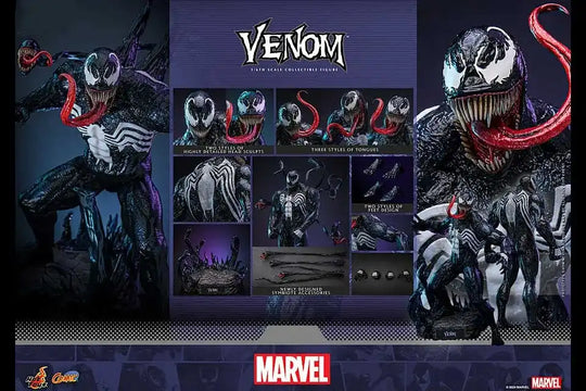 Marvel Comic Masterpiece Actionfigur 1/6 Venom 39 cm HOT TOYS - Smalltinytoystore
