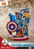 Marvel Comics D-Stage PVC Diorama Captain America 16 cm - Smalltinytoystore