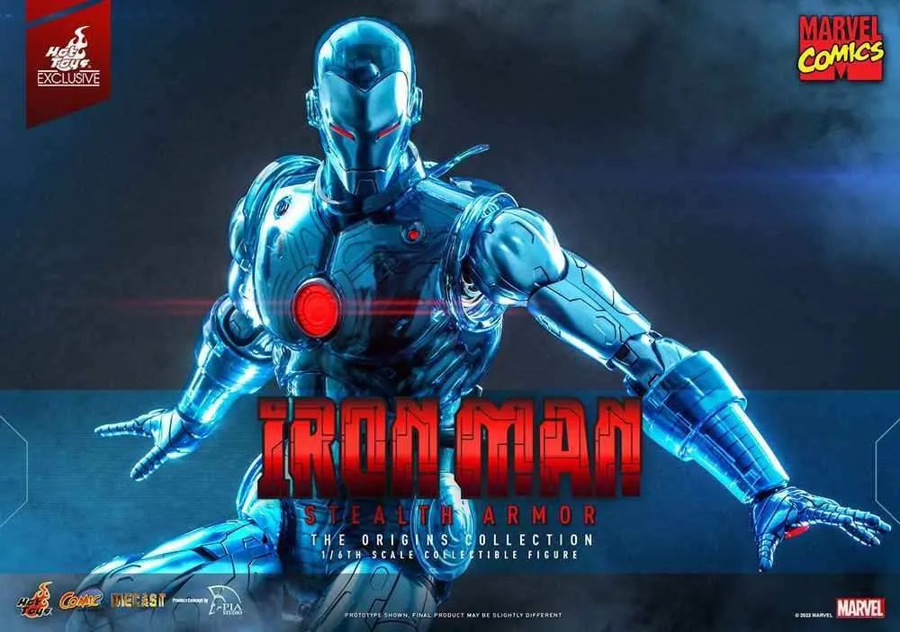 Marvel Comics Diecast 1/6 Iron Man (Stealth Armor) Hot Toys Exclusive 33 cm HOT TOYS - Smalltinytoystore