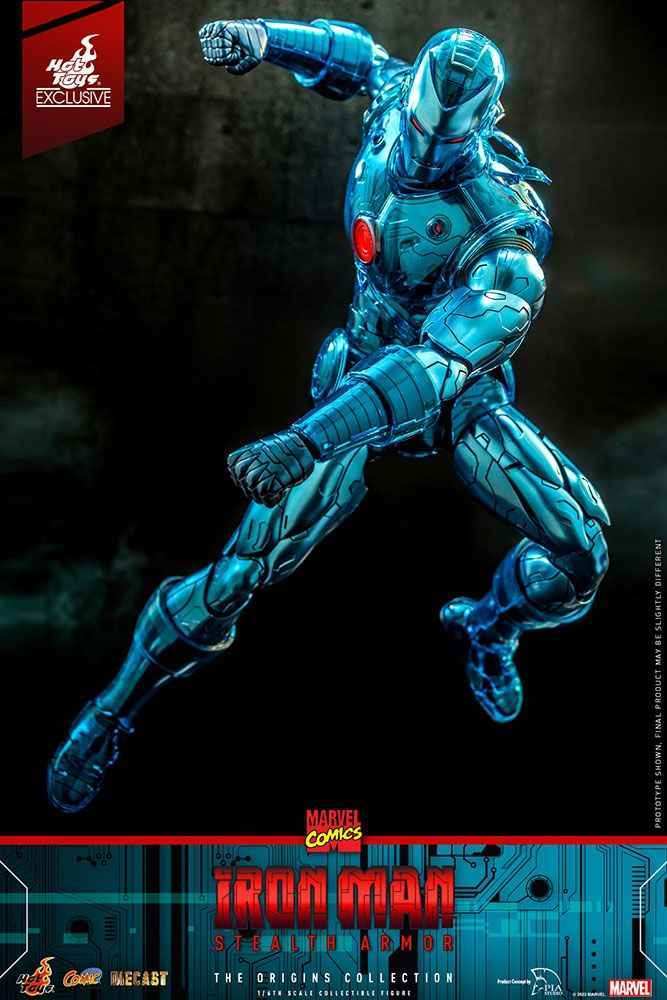 Marvel Comics Diecast 1/6 Iron Man (Stealth Armor) Hot Toys Exclusive 33 cm HOT TOYS - Smalltinytoystore